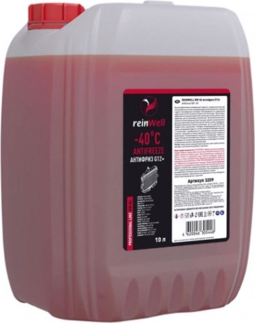 Антифриз REINWELL G12+ 10 л красный [3209]