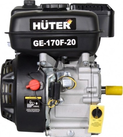 Бензиновый двигатель HUTER GE-170F-20 7,0 л.с. (вал 20 мм) [70/15/2]