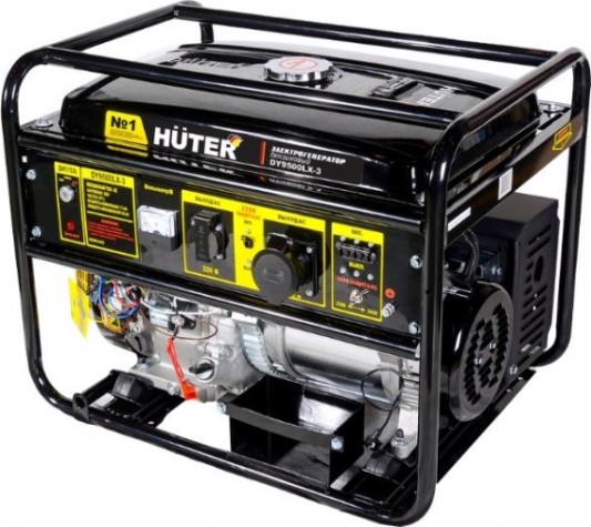 Бензогенератор HUTER DY 9500 LX-3 электростартер [64/1/41]