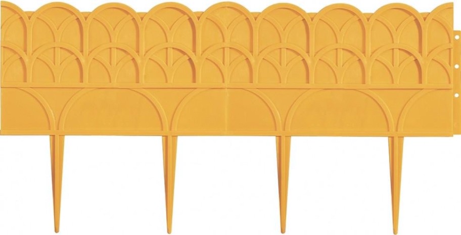 Бордюр садовый PALISAD 65 070 "провинциальный", 14х310 см, желтый [65070]