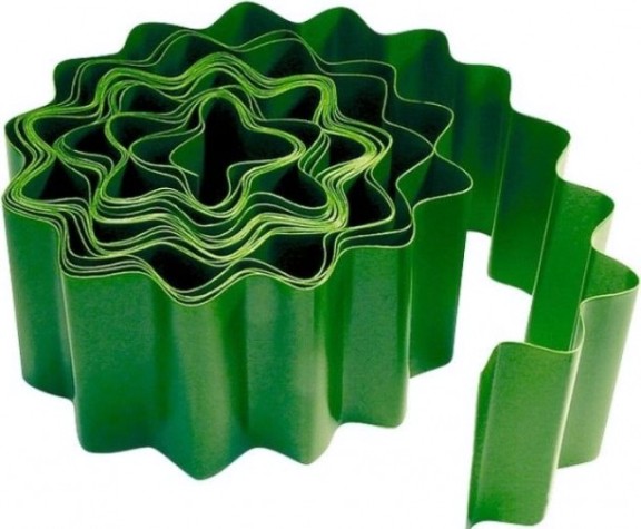 Бордюрная лента PALISAD 15х900 см полипропиленовая, зеленая [64481]