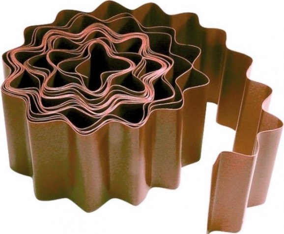 Бордюрная лента PALISAD 20х900 см полипропиленовая, коричневая [64485]