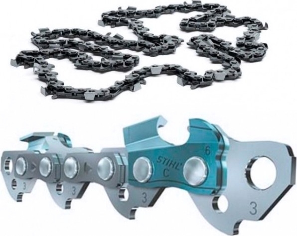 Цепь для пилы STIHL 71PM3 (1/4", 1.1мм, 64 зв. 12"/30см) [В-000020571]