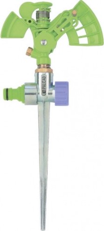 Дождеватель импульсный PALISAD 65413 латунный на колышке [65413]