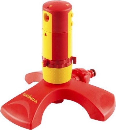 Дождеватель круговой GRINDA 427635 3-позиционный, на подставке