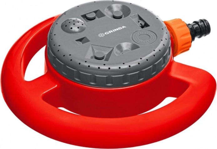 Дождеватель круговой GRINDA GF-8 64 м2 полив, на облегченной подставке, стационарны [8-427643]