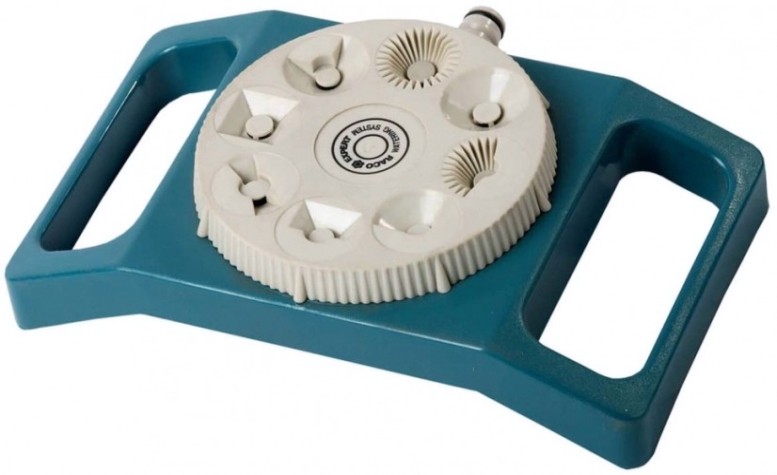 Дождеватель круговой RACO 662C 64 м2, на прямоугольной подставке, стационарный [4260-55/662C]