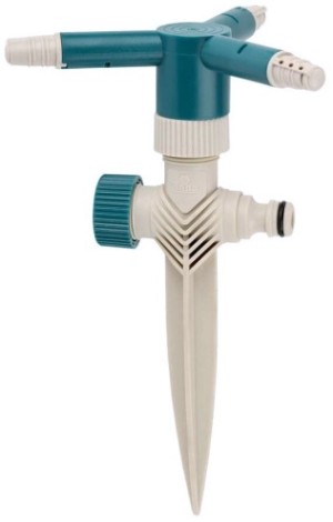 Дождеватель круговой RACO 665C 180 м2, динамический, с 3-мя поворотными соплами [4260-55/665C]