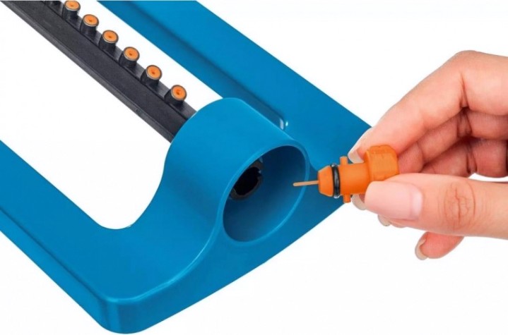 Дождеватель осциллирующий GRINDA RO-16 proline 260 м2 полив, 16 форсунок, веерный [429347]