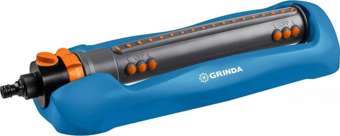 Дождеватель осциллирующий GRINDA RO-18P proline 418 м2 полив, 18 форсунок, профессиональны [429341]