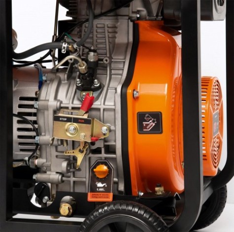 Электростанция дизельная с воздушным охлаждением DAEWOO DDAE 11000XE открытая