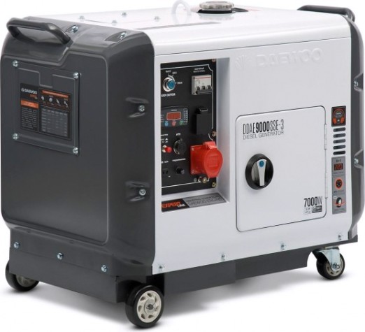 Электростанция дизельная с воздушным охлаждением DAEWOO DDAE 9000SSE-3 в кожухе [DDAE 9000SSE-3]