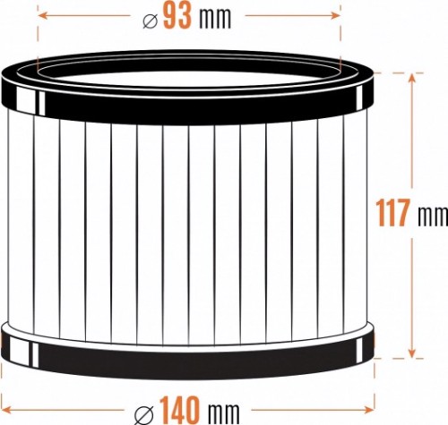 Фильтр для пылесоса DAEWOO HEPA DAVC 25HF [DAVC 25HF]