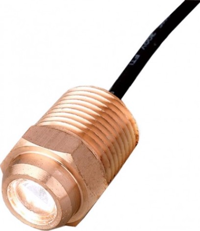 Фонарь подводный в отверстие сливной пробки SKIPPER хромированная медь, белый [SK-00306-WH]