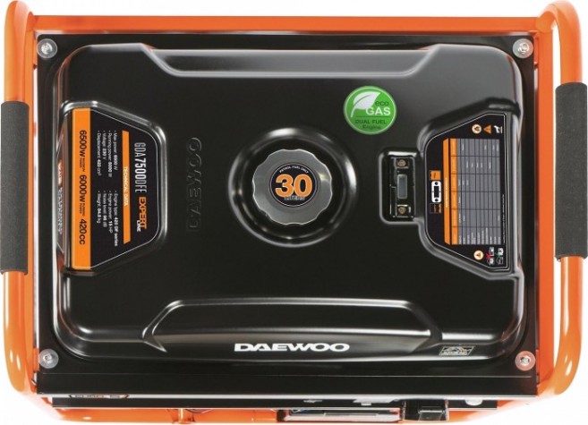Генератор бензиновый DAEWOO GDA 7500 DFE (бензин/газ)