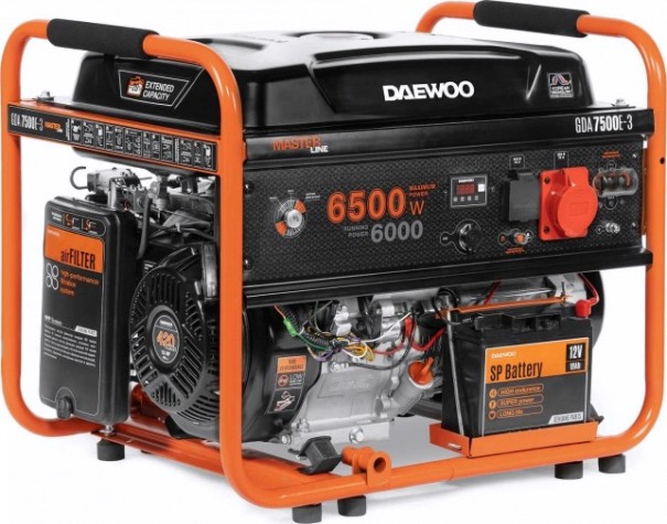 Генератор бензиновый DAEWOO GDA 7500E-3
