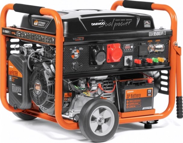 Генератор бензиновый DAEWOO GDA 9500 DPE-3 [GDA 9500DPE-3]