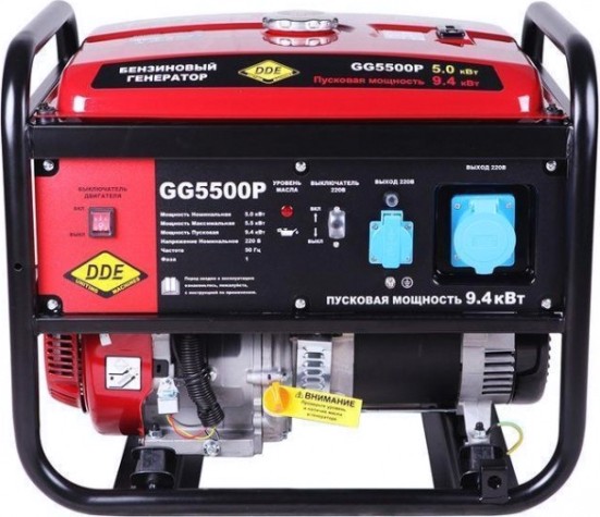 Генератор бензиновый DDE GG 5500P [GG5500P]