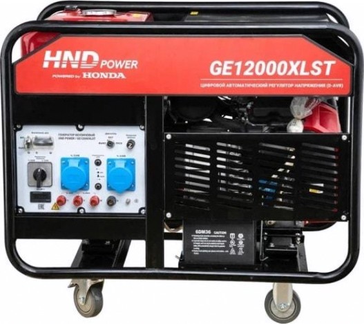 Генератор бензиновый HND GE 12000 XLST (трехфазный) [GE12000XLST]