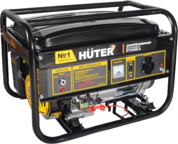 Генератор бензиновый HUTER DY 3000 LX электростартер [64/1/10]