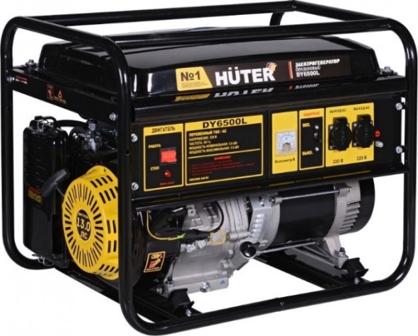 Генератор бензиновый HUTER DY 6500 L [64/1/6]