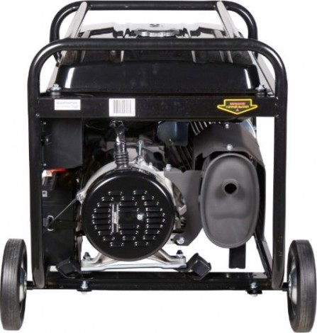 Генератор бензиновый HUTER DY 6500 LX с колесами и аккумулятором [64/1/15]