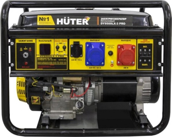 Генератор бензиновый HUTER DY 9500 LX-3 PRO [64/1/77]