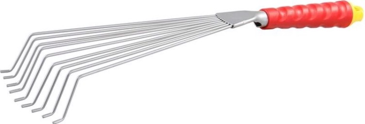 Грабельки GRINDA 8-421451 веерные с круглыми зубцами коннекторная система, 460 мм [8-421451_z01]