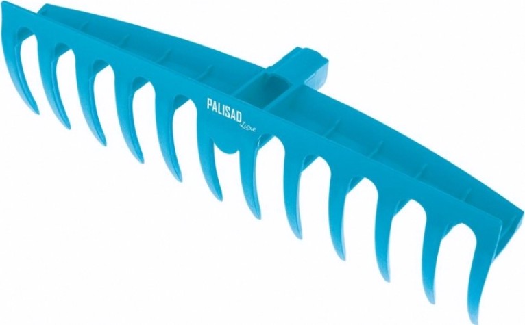 Грабли PALISAD 61 732 пластиковые, 400 мм, 12 прямых зубьев, усиленные, [61732]