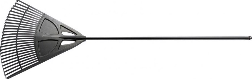 Грабли PALISAD 61 806 веерные пластиковые, 27 плоских зубьев, алюминиевы [61806]