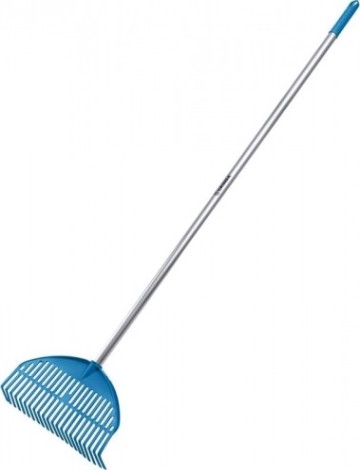 Грабли веерные GRINDA PROline PL-22 ALU пластиковые, 22 зубца [421819]