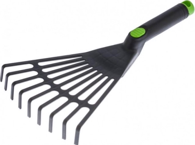 Грабли веерные PALISAD 62395 9-зубые, 175х350 мм, пластиковые