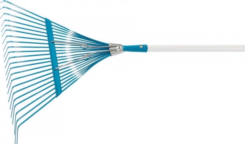 Грабли веерные PALISAD LUXE 617905 стальные, 540х1450 мм, 24 плоских зуба, лакированн [617905]