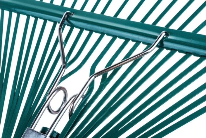 Грабли веерные RACO 600мм усиленные, 24 плоских зубца, эпоксидное покр. [4231-53/741]