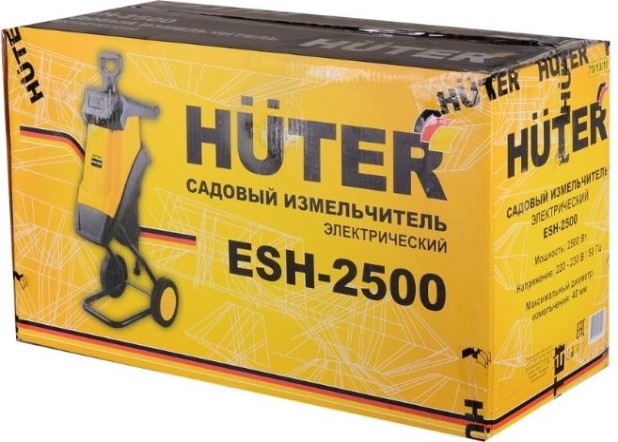 Измельчитель веток электрический HUTER ESH-2500 [70/13/11]