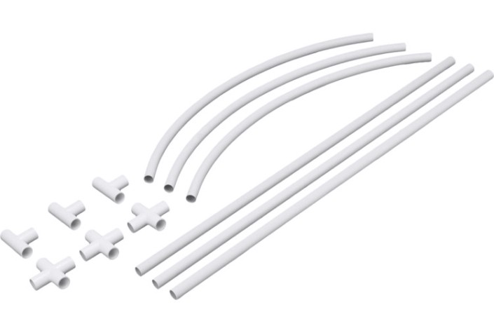 Каркас парника PALISAD 63902 пластиковый 500х110х120 см, дуга d20мм, белый