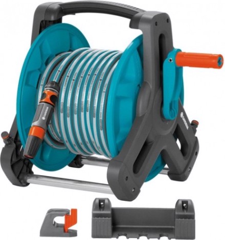 Катушка для шланга GARDENA Classic 50 с комплектом для полива и настенным креплением 08009-20.000.00 [08009-20.000.00]