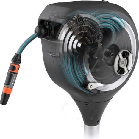 Катушка напольная GARDENA RollUp M со шлангом 20 м, белая 18616-20.000.00 [18616-20.000.00]