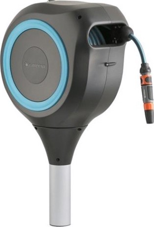 Катушка напольная GARDENA RollUp M со шлангом 20 м, голубая 18614-20.000.00 [18614-20.000.00]