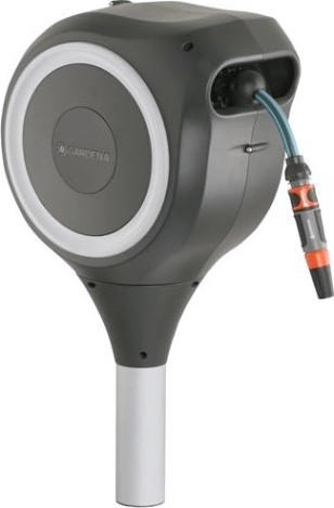 Катушка напольная GARDENA RollUp S со шлангом 15 м, белая 18606-20.000.00 [18606-20.000.00]