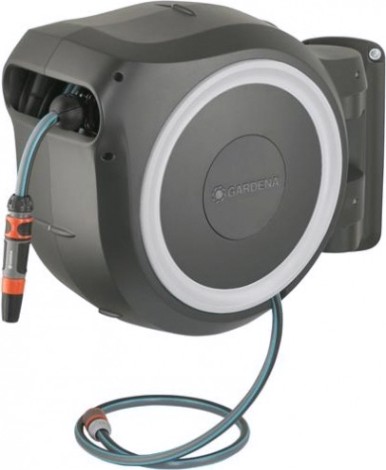Катушка настенная GARDENA RollUp L со шлангом 30 м, белая 18627-20.000.00 [18627-20.000.00]