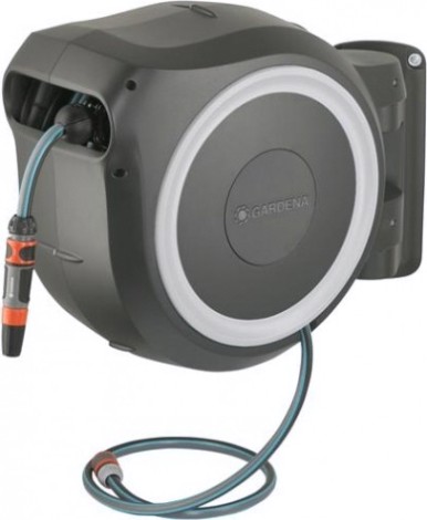 Катушка настенная GARDENA RollUp M/L со шлангом 25 м, белая 18622-20.000.00 [18622-20.000.00]
