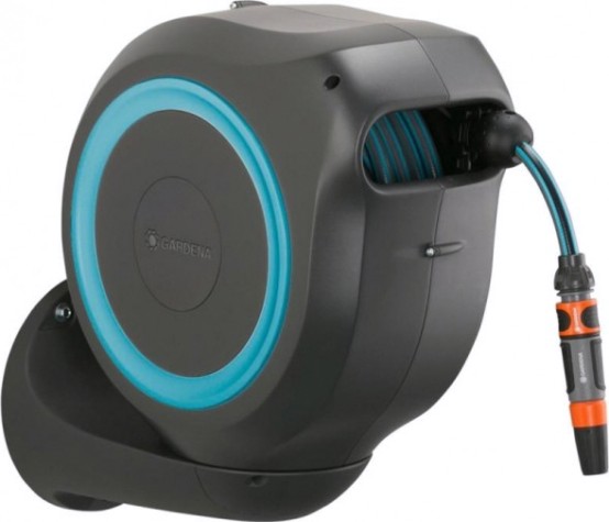 Катушка настенная GARDENA RollUp M со шлангом 20 м, голубая 18610-32.000.00 [18610-32.000.00]