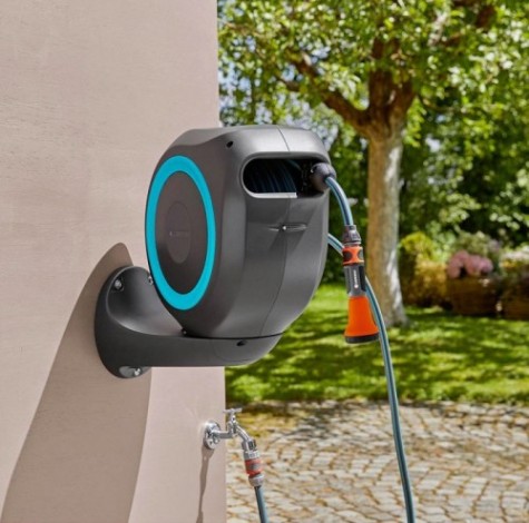 Катушка настенная GARDENA RollUp M со шлангом 20 м, голубая 18610-32.000.00 [18610-32.000.00]