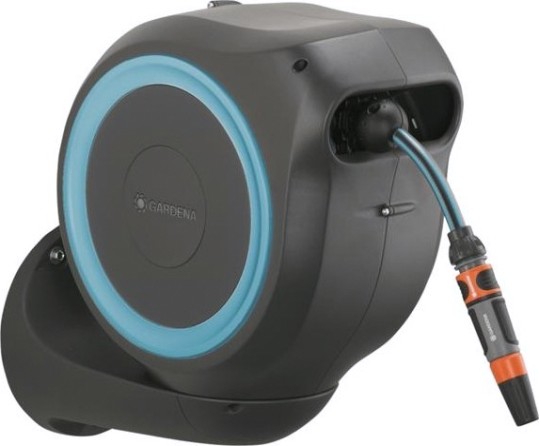Катушка настенная GARDENA RollUp S со шлангом 15 м, голубая 18600-20.000.00 [18600-20.000.00]