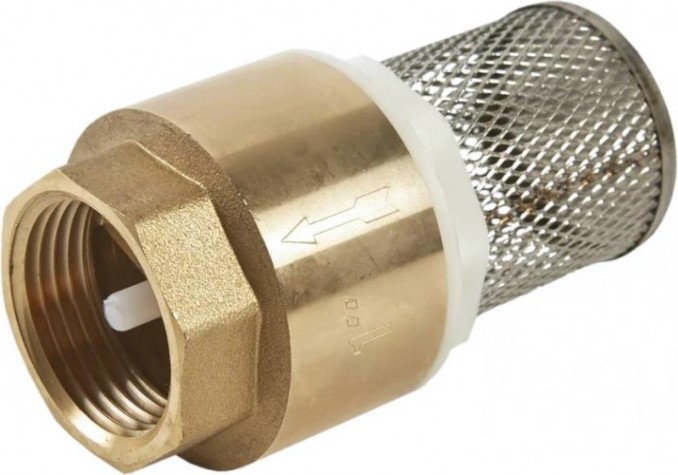 Клапан обратный GROSSIS 1/2"(л) с сеткой 0470060