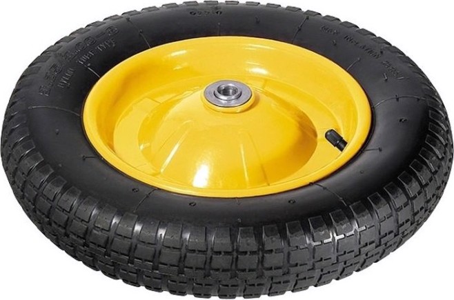 Колесо пневматическое для тачки PALISAD 3.25/3.00-8 (360мм, d16 мм, длина оси 94мм) [68943]