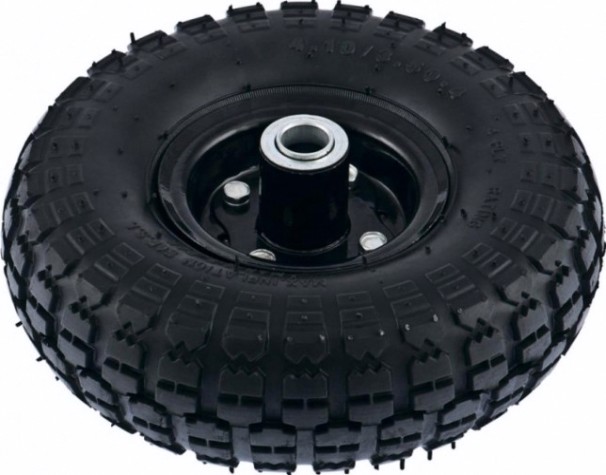 Колесо пневматическое для тачки PALISAD 4.10/3.50–4 (260мм, d20мм, длина оси 50мм) [68970]