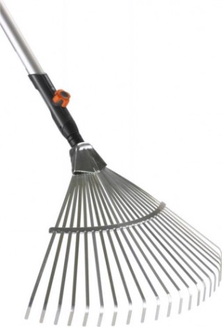 Комбосистема GARDENA 03022-36.000.00 комплект: грабли веерные (насадка+ рукоятка дерево 130 см) [03022-36.000.00]
