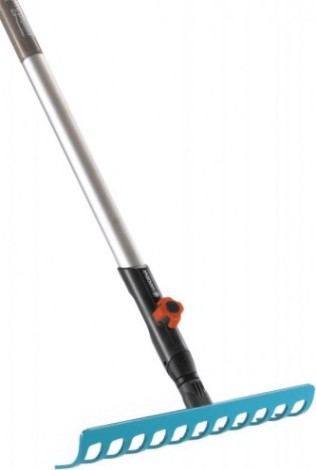 Комбосистема GARDENA 03024-36.000.00 комплект: грабли 30 см (насадка + рукоятка дерево 130 см) [03024-36.000.00]